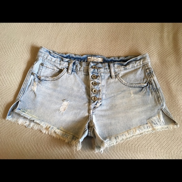 Free People Pants - Free People 26 Jean Shorts High Waist